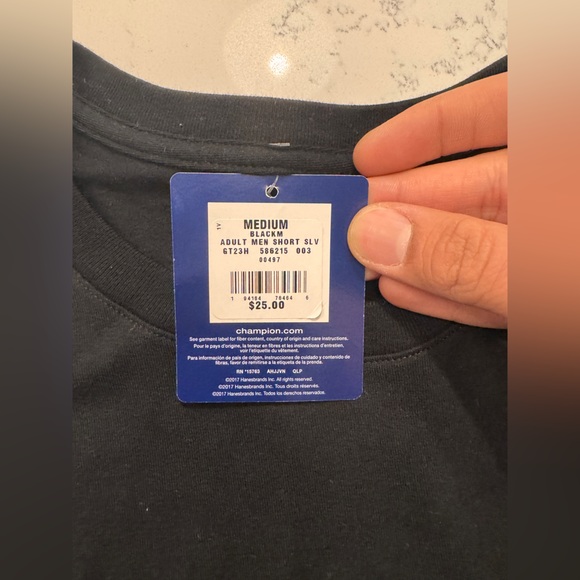 Champion camouflage logo print short sleeve shirt NWT - Picture 5 of 7